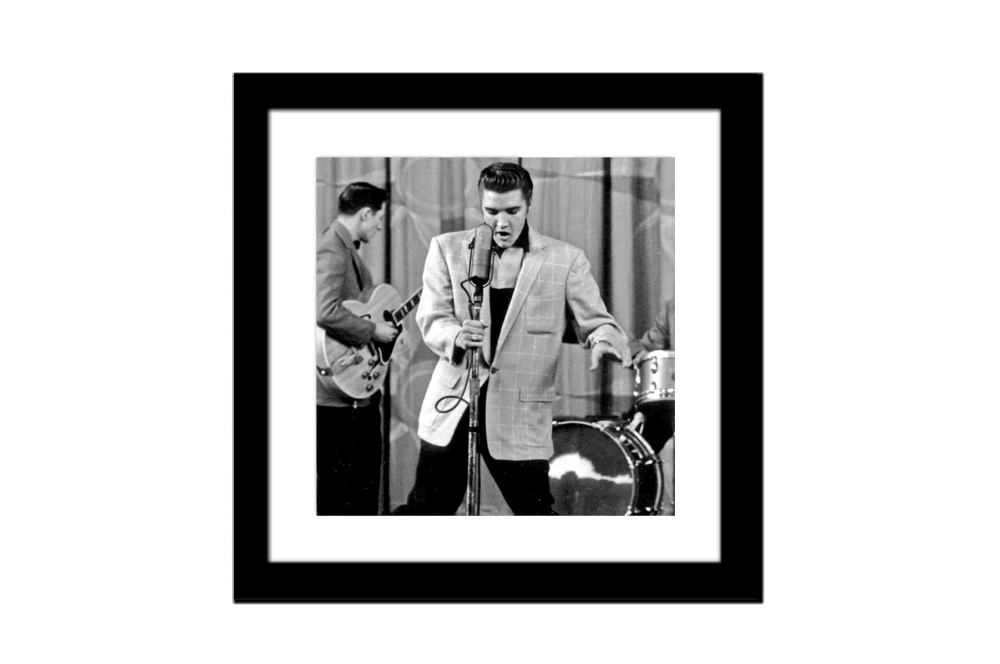 Glass picture w/frame Elvis Presley 60 cm x 60cm - TOWNHOUSE Interiør